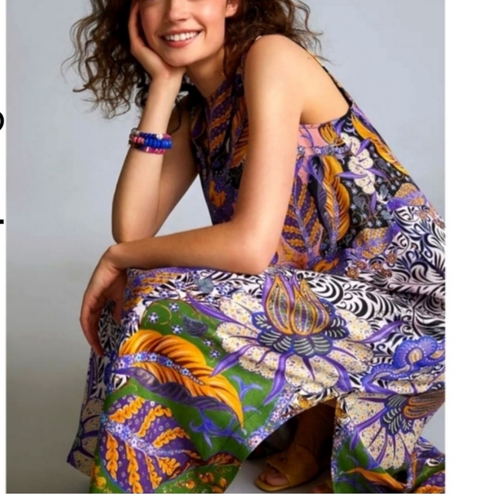 ANTHROPOLOGIE ALANNA MAXI DRESS